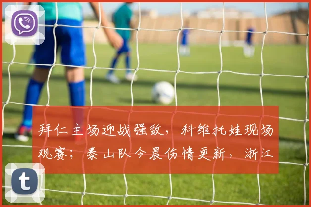 拜仁主场迎战强敌，科维托娃现场观赛；泰山队今晨伤情更新 - 平博网站