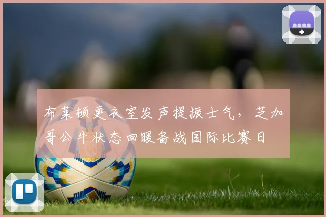 布莱顿更衣室发声提振士气，芝加哥公牛状态回暖备战国际 - 平博网站